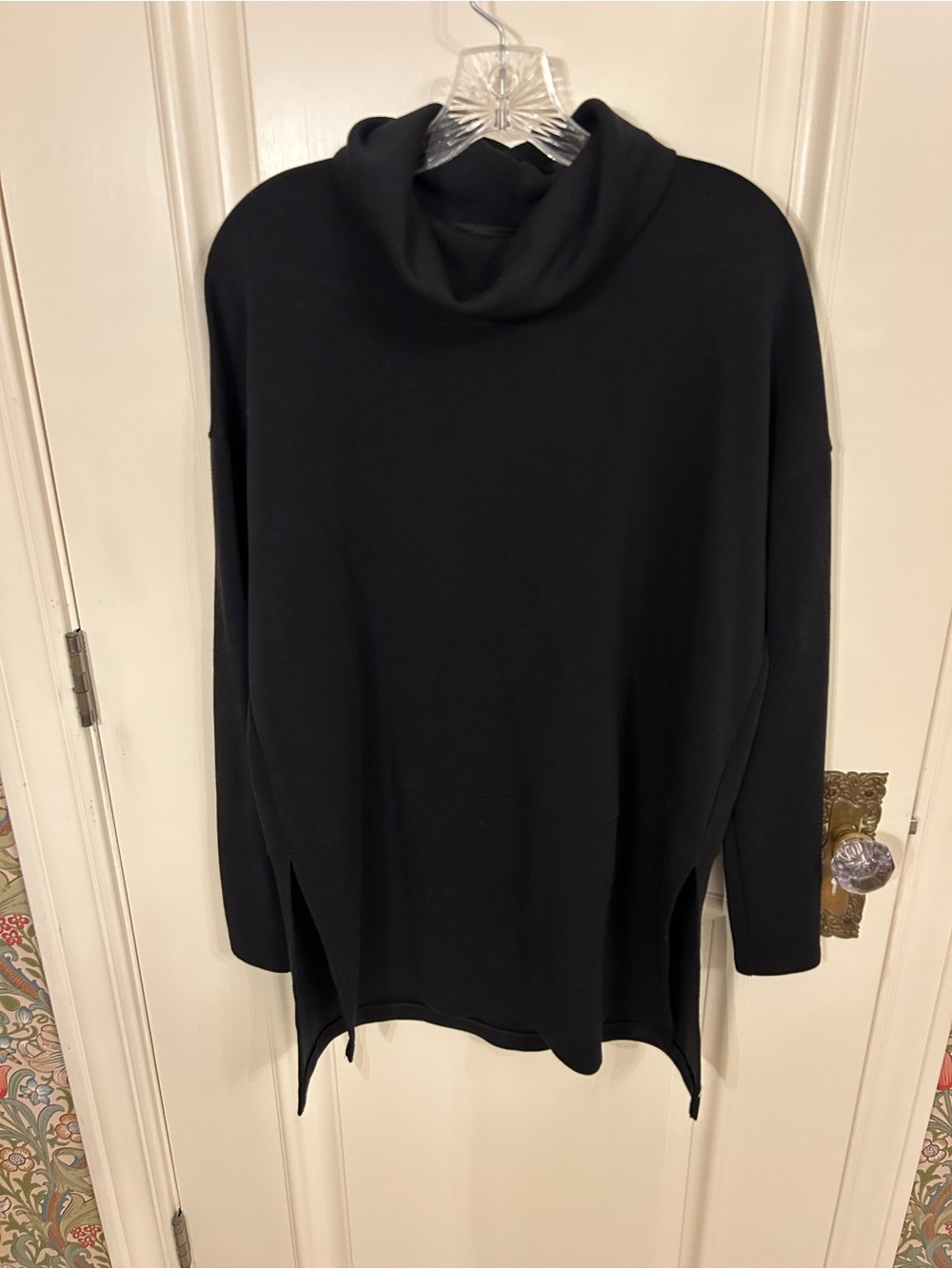 SPANX Women’s Black Turtleneck Sweater